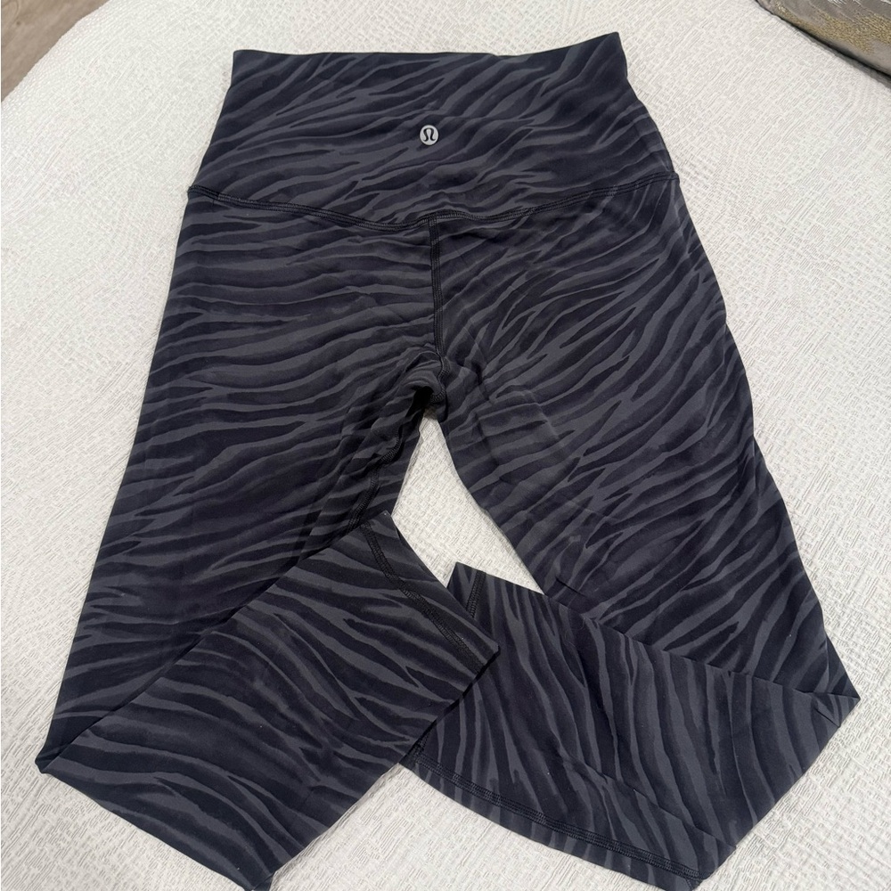 Lululemon Align Black Zebra Print Leggings